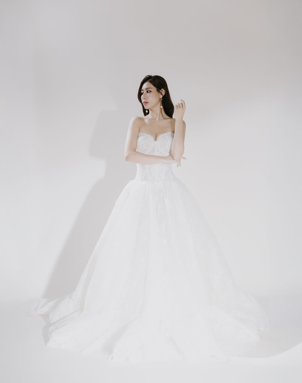 Bride solo portrait
